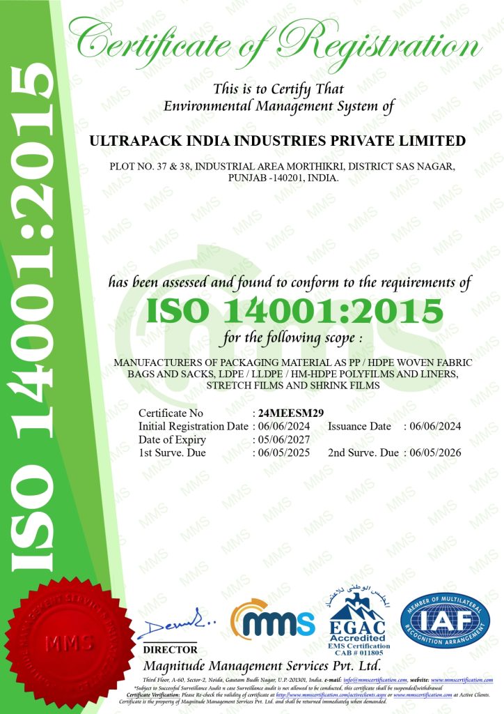 ISO 14001 2015 Certification